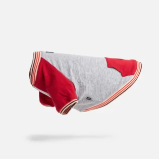 Chase Dog Sweatshirt Lightweight French Terry Hoodie with Poop Bag Dispenser (Red) - Image 2